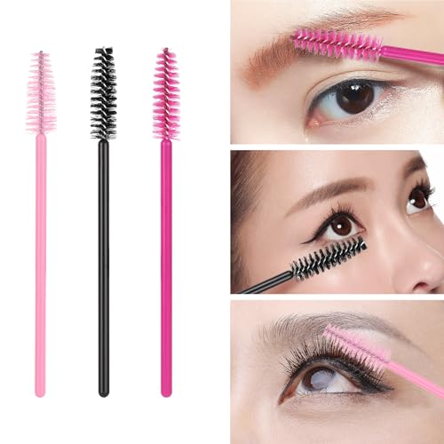 300 Disposable Mascara Wands Eyelash Brush Spoolies Kit