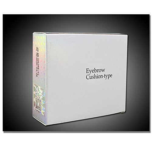 Waterproof Air Cushion Eyebrow Cream Powder with Dual Brushes