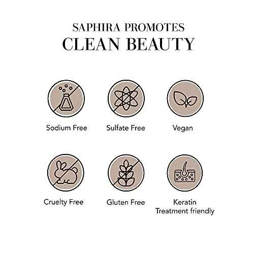Saphira Sculpting Lotion for Medium To Firm Hold, Healthy Shiny Hair, for All Hair Types, Women and Men, Sulfate-Free, Paraben-Free, 8.5 Ounce