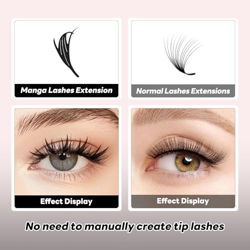 Arison Premade Fan Anime Lashes - Russian Volume Fluff