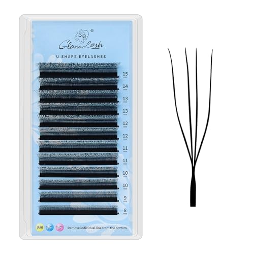 4D U Eyelash Extensions 0.07D 9-13mm Mix Professional Salon