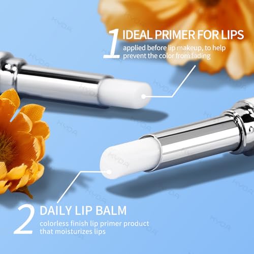 KYDA Colorless Lip Primer & Balm – Moisturizing Lip Base (2 Pack)