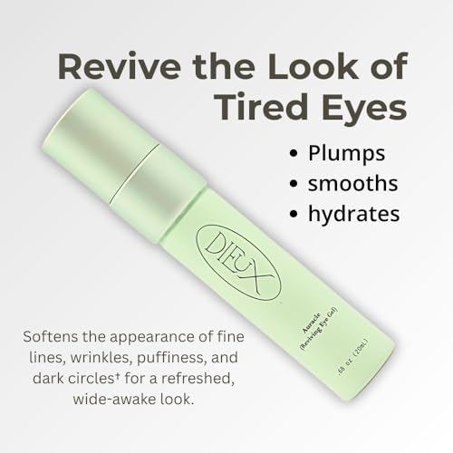 Dieux Auracle Reviving Eye Gel – Fragrance Free, 0.68 Oz