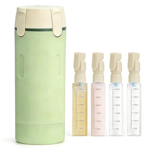 4-Pack 30ML Travel Bottle Dispenser Set, Leak Proof