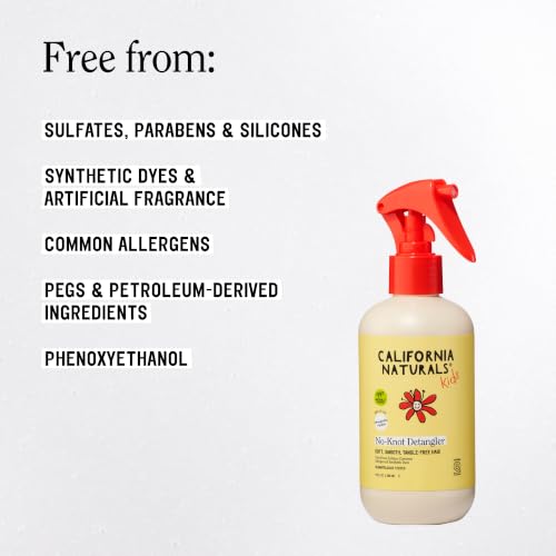 California Naturals Kids No-Knot Detangler Spray, 8 fl oz