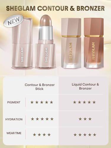 SHEGLAM Buttery Buff Contour & Bronzer Stick Golden Sun