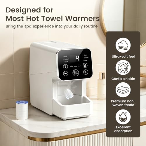80 Disposable Compressed Towels for Warmer Machine