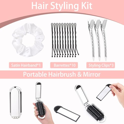 Bridal Emergency Kit for Wedding Day Wedding Bride Essentials Survival Set Over 30 Essentials Travel Kit with Makeup Bag for Bride