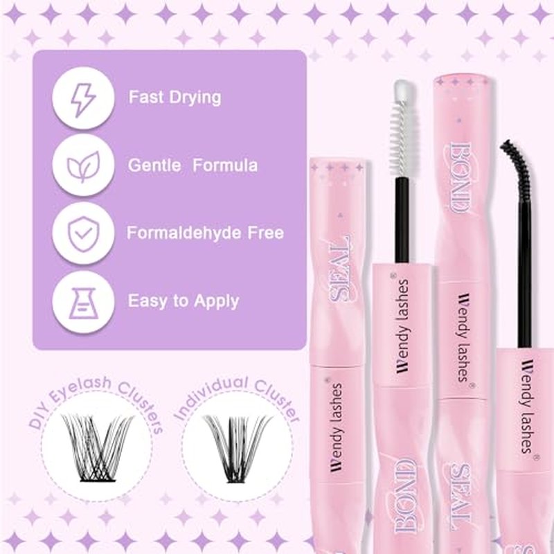 2-in-1 Lash Bond and Seal Kit for DIY Eyelash Extensions