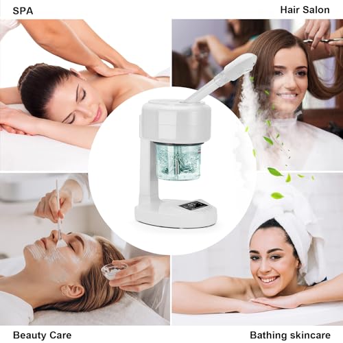 Nano Ionic Facial Steamer with 360° Rotating Nozzle & Extendable Arm