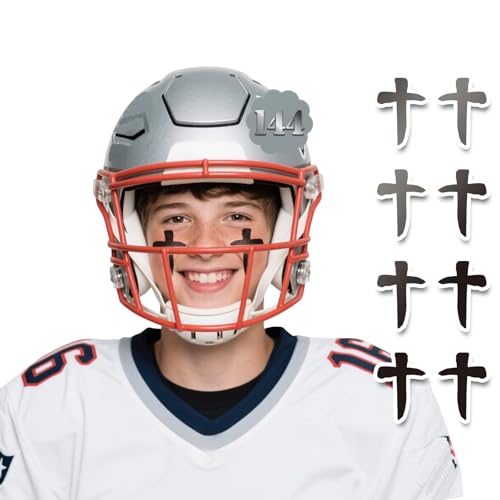 144Pairs Eye Black Stickers, Sports Face Eyeblack Sticker for Baseball Football Softball Themed Party Birthday Party Supplies