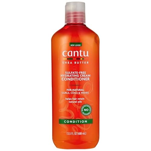 Cantu Natural Hair Conditioner Hydrating (Sulfate-Free), 13.5 Ounce (Pack of 2)