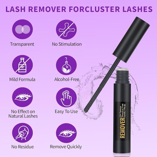 Gentle Lash Cluster Glue Remover - Quick-Dissolving 5ml Formula
