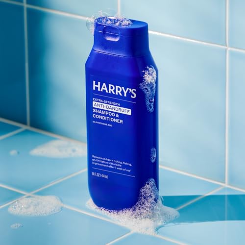 Harry's Extra-Strength Anti-Dandruff 2 in 1 Shampoo, 3 Pack