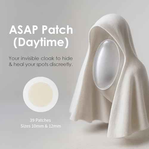 glowiest ASAP Active Spot Alleviating Patch 39 Patches [Daytime] 10mm (1 * 15ea) & 12mm (2 * 12ea) | Premium Hydrocolloid Dressing | Simple & Easy Active Treatment