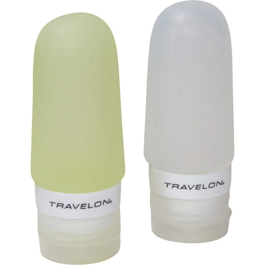 Travelon Set Of 2 Smart Tubes, 2 Ounce, Green/Clear, One Size