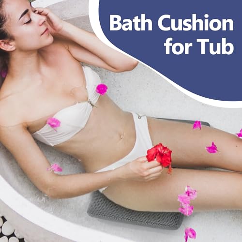 Bath Cushion with 4 Suction Cups - Quick Dry Mesh Bathtub Mat