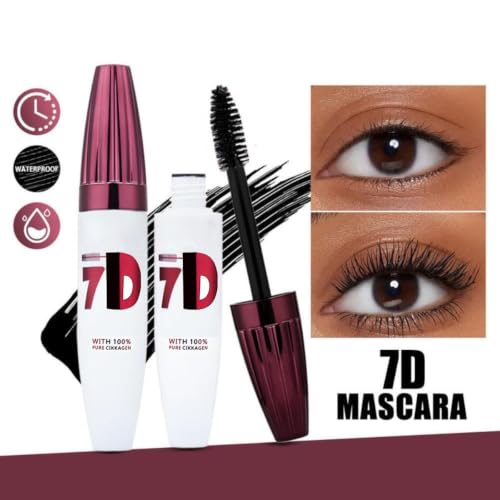 7D Waterproof Volume Mascara – Black Lengthening & Thickening