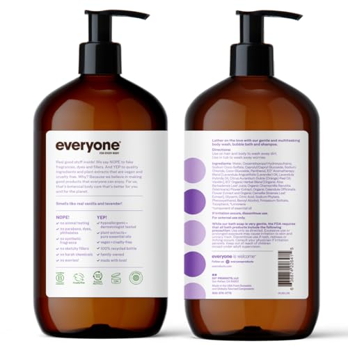 EO Vanilla Lavender 3-in-1 Soap, 32 fl oz