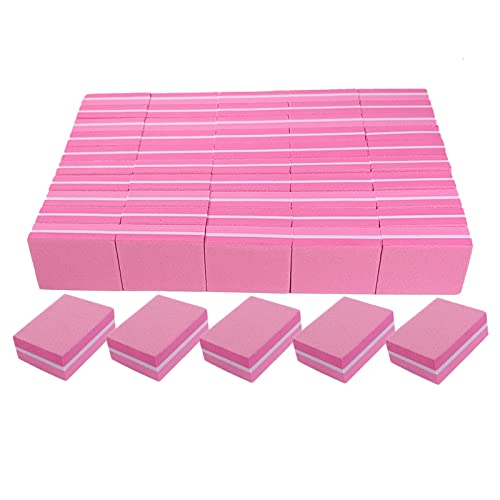 Nail Buffers 50-Pack, 100/180 Grit Mini Buffer Blocks