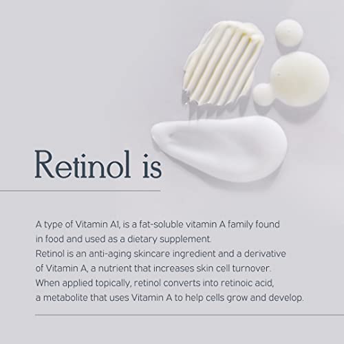 MIZON Retinol Youth 0.3% Retinol Cream with Shea Butter, Peptides, Niacinamide, Bakuchiol Korean Skincare for Fine Line Care (0.92 oz)