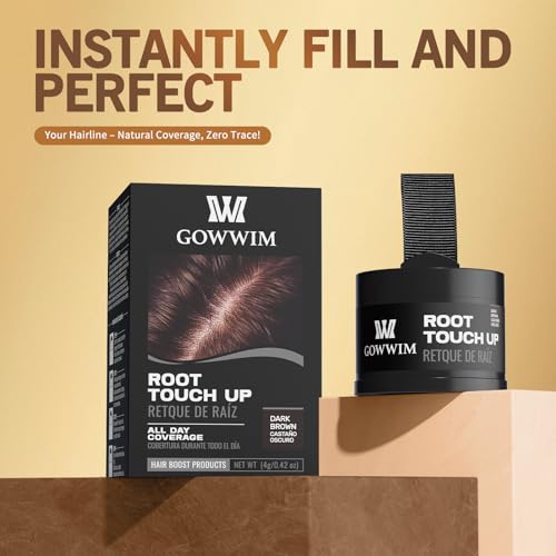 gowwim Hairline Powder - Waterproof Gray Hair Concealer, 0.14 oz