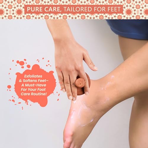 Argaviva Natural Terracotta Pumice Stone - Handcrafted Foot Callus Remover