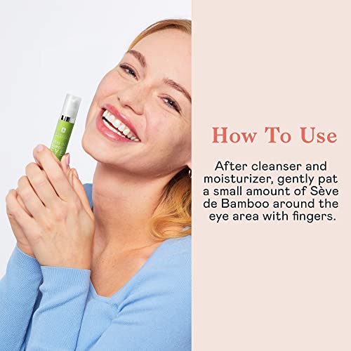 Erborian-S?ve de Bamboo Eye- Hydrating & Moisturizing Eye Cream,Anti-Aging Eye Contour Gel treatment- Soothing & Visibly Reduces Signs of Fatigue,Fine Lines & Dark Circles- Korean Skincare- 0.5oz