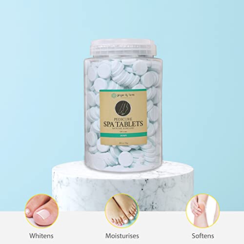Ginger Lily Farms Pedicure Spa Tablets - Ocean Scent Foot Soak (500 Count)