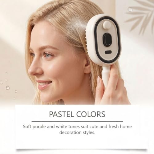 Electric Steam Brush for Hair - Deep Moisture & Frizz Control