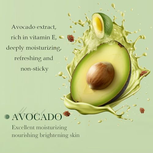Avocado Skin Care Sets, 11pcs Skin Care Gift Set with Lip Balm, Toner, Lotion, Face Serum, Eye Cream For Hydrating Skin, Anti-Aging Skin For Women Teen Girls (Extra Large, 11, Count)