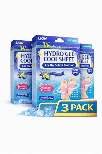 Cooling Foot Patch 3 Pack with Acupressure for Tired Feet