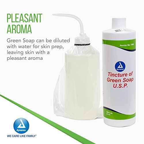 Dynarex Green Soap, 16 Ounce (Pack of 12)