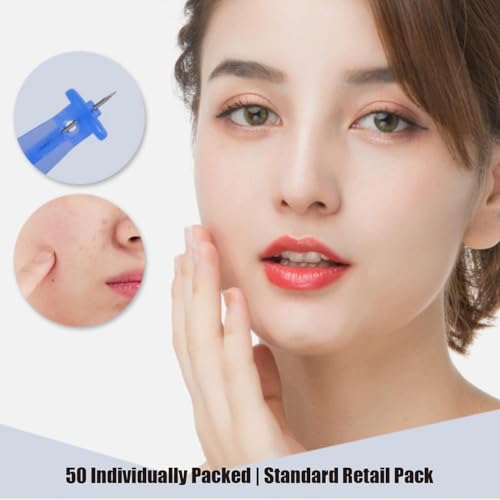 50 pcs Disposable Blackhead and Blemish Remover Tools Set - Professional Skin Care