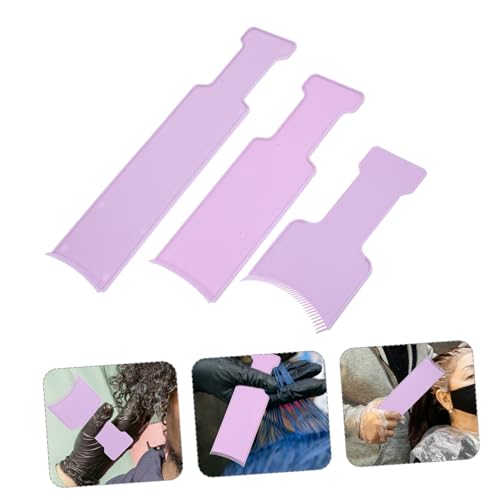 3Pcs Hair Highlighting Board Set - Professional Balayage Foiling Paddle