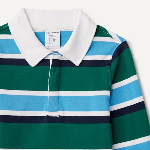 Boys' Long Sleeve Rugby Polo Shirt - Comfortable & Durable