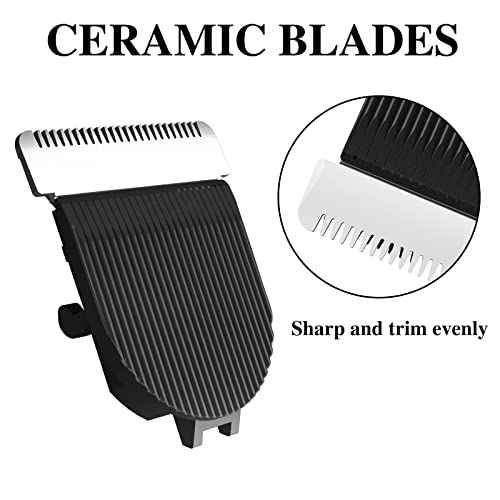 Replacement Blade for OLOV Electric Groin Hair Trimmer, Hygienic Snap-in Replaceable Ceramic Blade Heads, Black