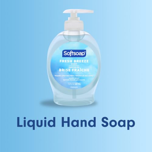 Softsoap Liquid Hand Soap, Fresh Breeze - 7.5 Fl Oz (Pack of 6)