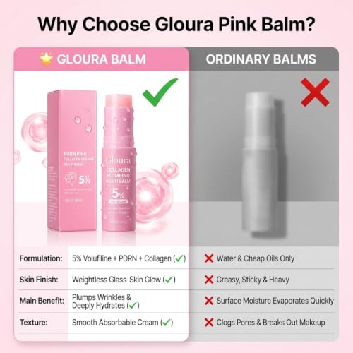 Pink Collagen Multi-Use Balm Stick | Hydrating Face & Lip Moisturizer