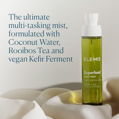ELEMIS Superfood Multi Mist; Priming, Toning, and Setting Facial Spray, 3.3 Fl Oz