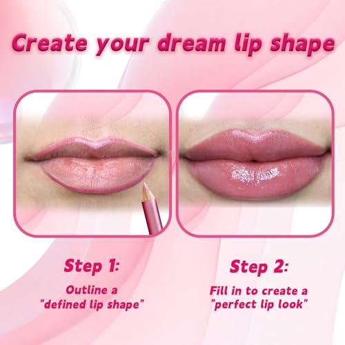 18 Colors Lip Liner Set, Lip Liner Pencil Collection, Smooth Moisturizing Waterproof Lip Liners for Precise Definition Fuller Lips, Smudge Proof Long Lasting, Beginner Friendly£¨Set 3