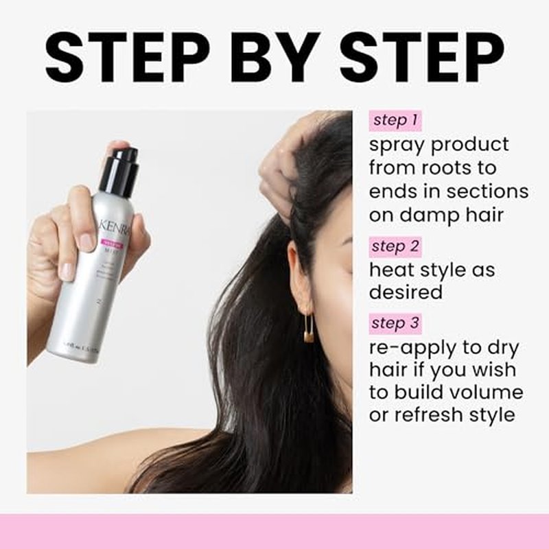 Kenra Volume Mist 2 - Lightweight Hair Volume Spray, 48-Hour Hold