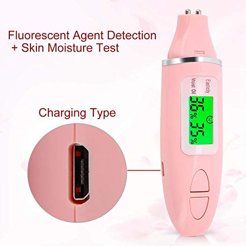 Portable Digital Skin Moisture Analyzer with LCD Display