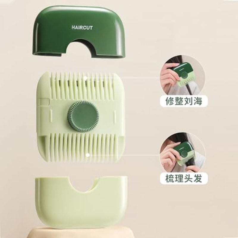 2 Pack Split End Trimmer with Razor Comb & Protective Cover