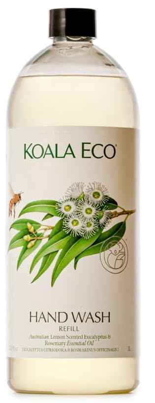 Koala Eco Hand Wash - with Australian Lemon Scented Eucalyptus & Rosemary Essential Oil - 34oz