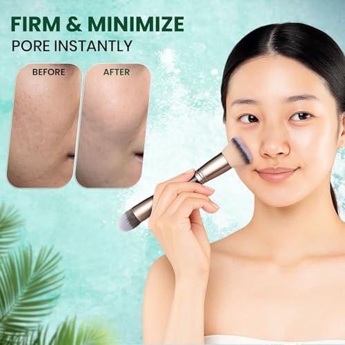 Club Suppin Matte Setting Clear Powder Foundation + Overnight Skincare with Shea Butter, Amino Acids & Aloe Extract, 2EA