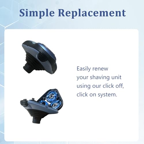 Replacement Head Compatible with Philips Norelco 5000X Series Shavers, Fits Models X5000, X5001, X5002, X5003, X5005, X5009, X5101, X5102, 1 Pack