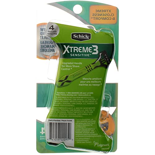 Schick Xtreme 3 Men Sensitive (Pack of 2)