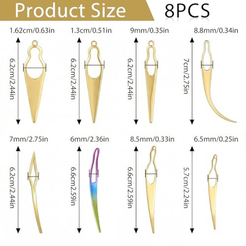 8-Piece Loc Interlocking Tool Set for Dreadlocks & Sisterlocks