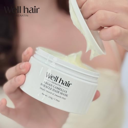 Keratin Argan Camellia Hair Mask & Serum Set